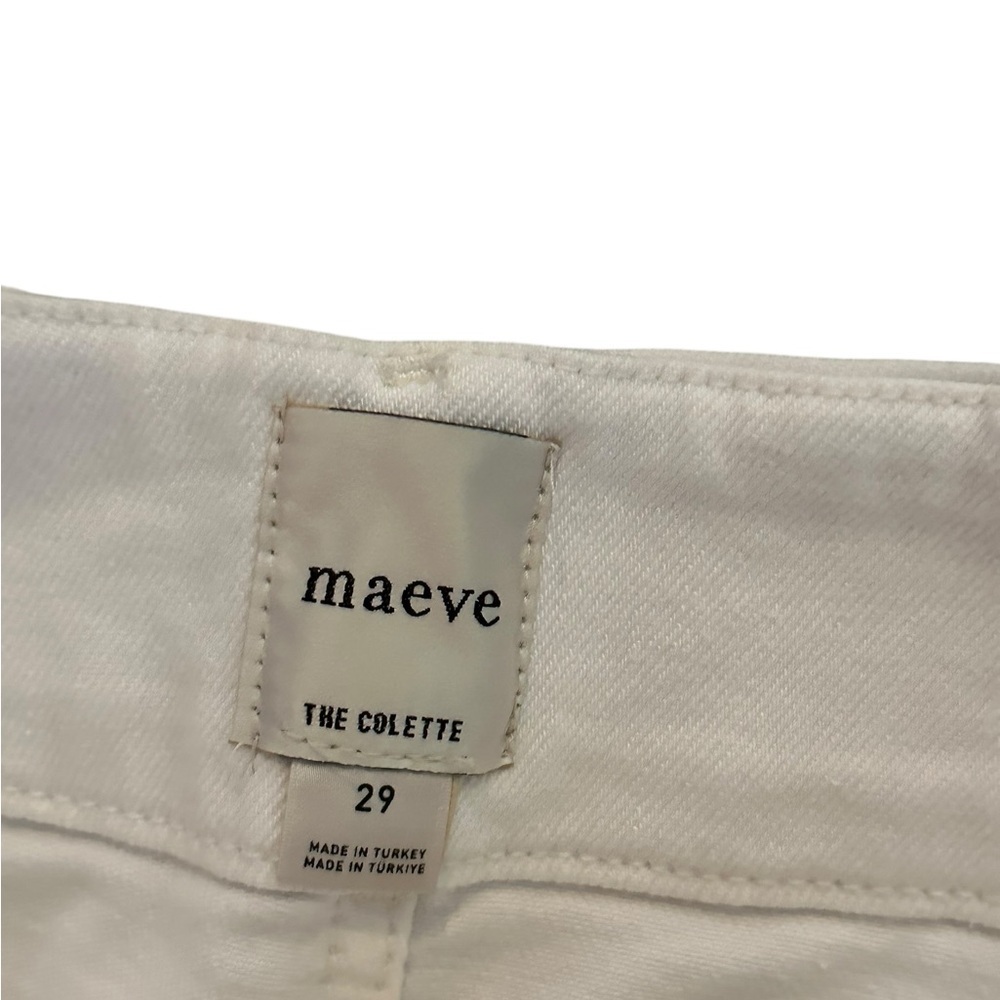 The Colette Cropped Wide-Leg Pants by Maeve white - Picture 9 of 13